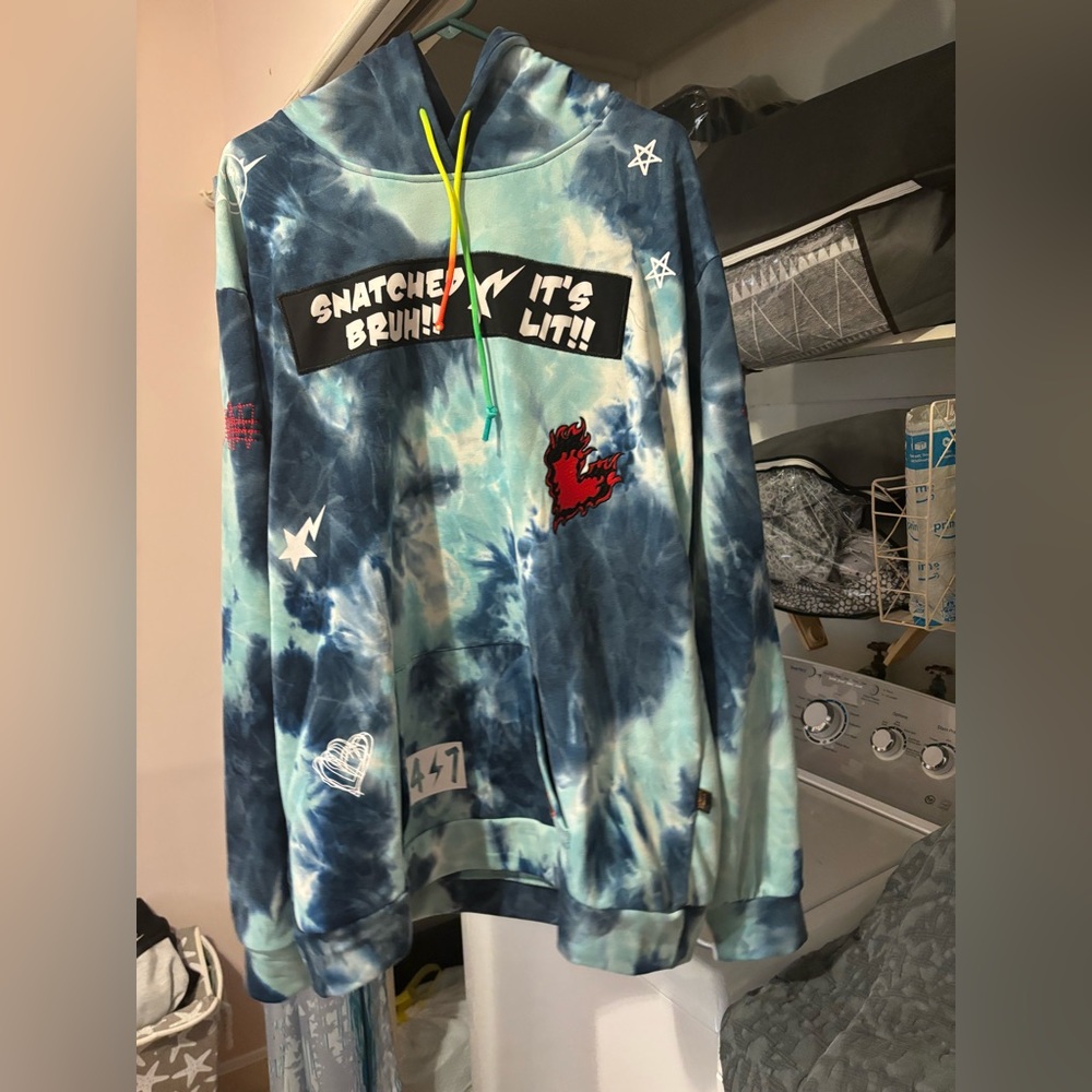 Love to Kleep epik premium tie dye pullover hoodie